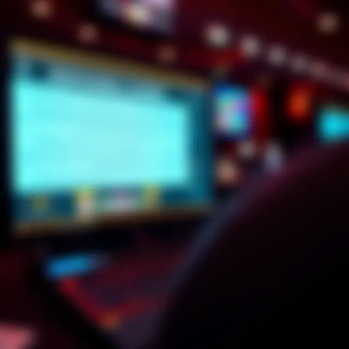 Commitment to Responsible Gaming Close-up of a computer screen displaying responsible gambling information