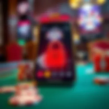 Safe Transactions in Mobile Poker A secure payment method displayed on a mobile poker platform