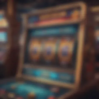 Vibrant Interface of Real-Time Slots Dynamic interface of a real-time slot game showcasing its vibrant design
