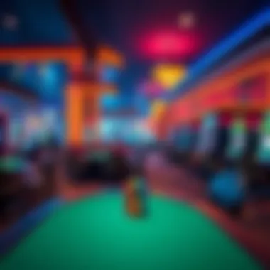 Relaxing Ambiance at Rivers Casino Atmospheric lounge area in the casino