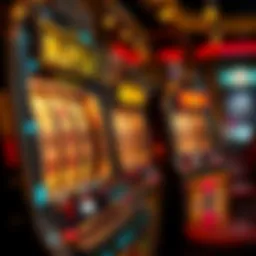 Visual representation of classic slot machine mechanics