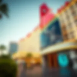 Stunning exterior view of SLS Las Vegas Hotel and Casino