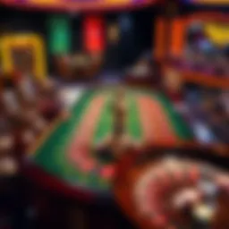 A vibrant Super Squares Roulette layout showcasing the unique betting options available.