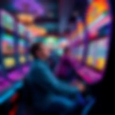 Engaging Gaming Experience Player enjoying a slot machine at Desert Diamond Casino