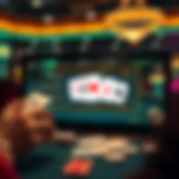 Digital interface displaying online spades gameplay