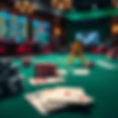 Strategic Insights in Online Spades Strategic cards laid out on a virtual table