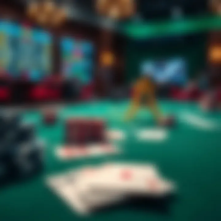 Strategic Insights in Online Spades Strategic cards laid out on a virtual table