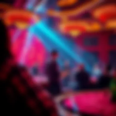 Dynamic Live Music Experience Live music performance creating an electrifying atmosphere
