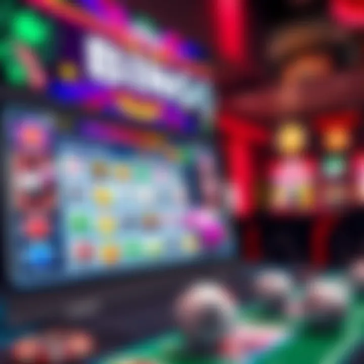 Bingo game interface showcasing vibrant graphics and interactive elements.