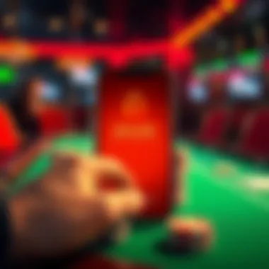 Visual of secure betting app features