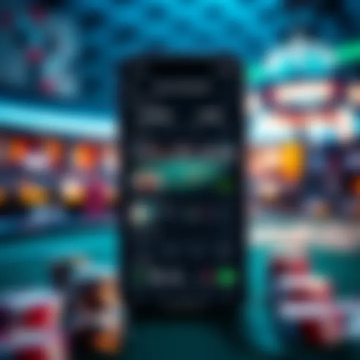 User-friendly betting app navigation layout