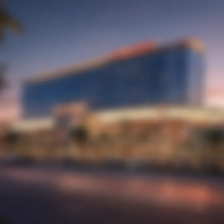 Exterior view of the new casino in San Diego showcasing its modern architecture