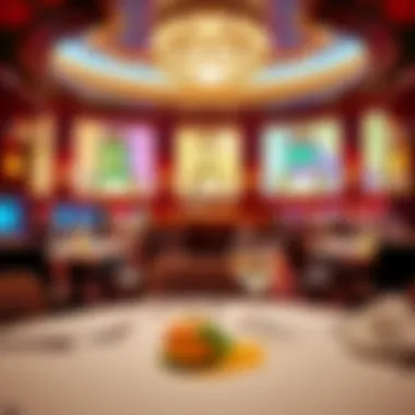 Elegant dining experience within the Palms Hotel Casino