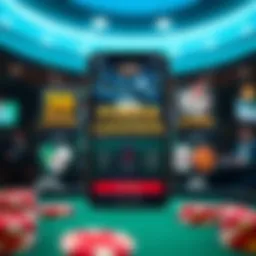 User interface showcasing Poker Legends app features