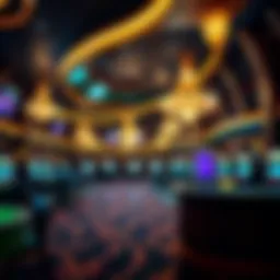 Luxurious interior of Rockford Casino