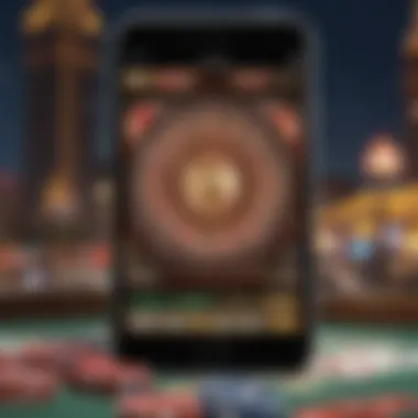 User interface of the Vegas World Casino app