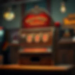 A vintage Wild West slot machine with intricate designs