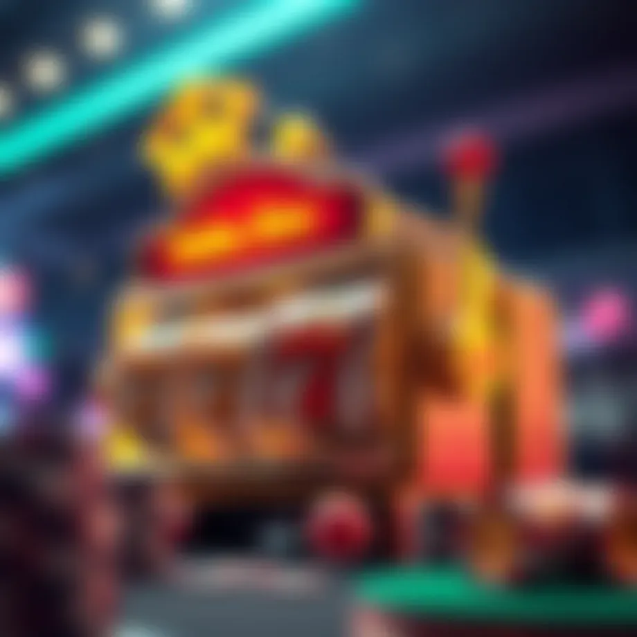 Illustration of online slot mechanics in action