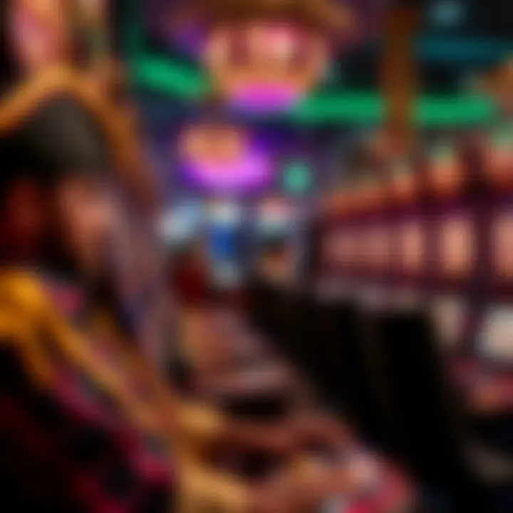 Exciting gameplay experience of players at a slot machine