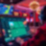 Dynamic online betting interface showcasing sports options