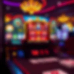 Vibrant online casino interface