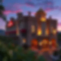 Tuscany Suites exterior showcasing its architectural beauty