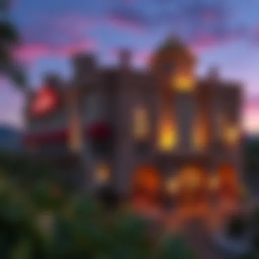 Tuscany Suites exterior showcasing its architectural beauty