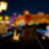 Night view of a vibrant casino in Wilmington