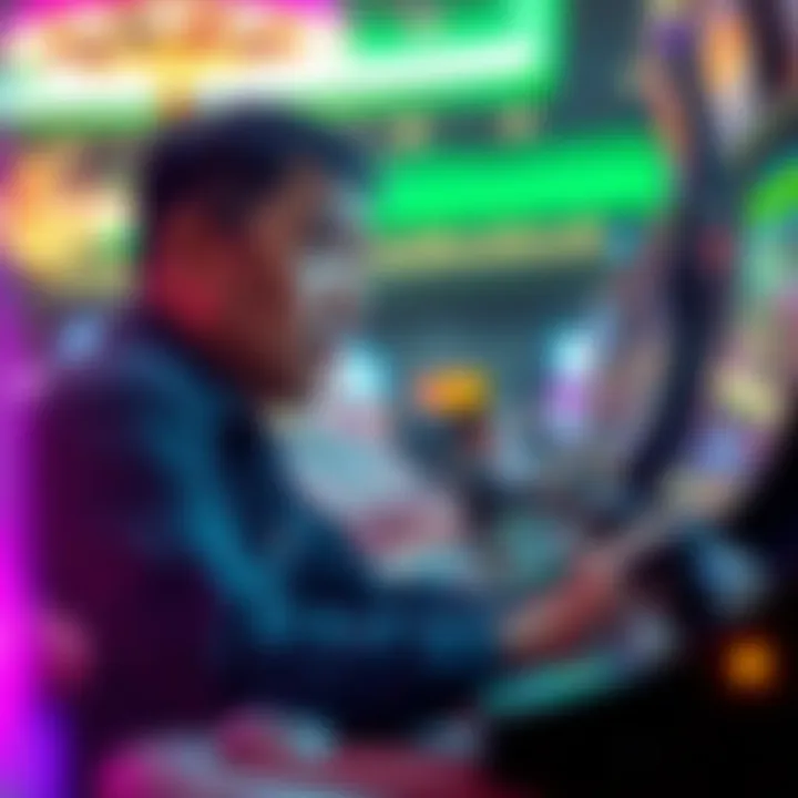 Analyzing Gaming Strategies A thoughtful player analyzing gaming strategies