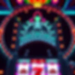 Intricate design of the Flashing Light Casino Crown Slot Machine