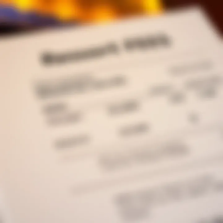 Understanding the Resort Fee Breakdown Close-up of the resort fee invoice highlighting charges