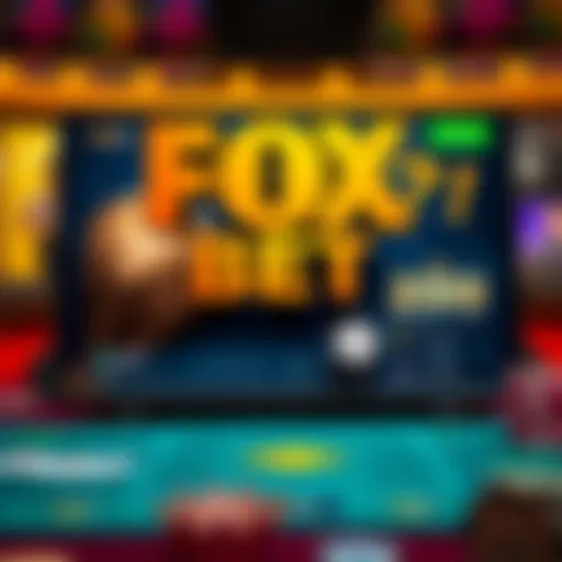 Visual representation of the Fox Bet platform interface