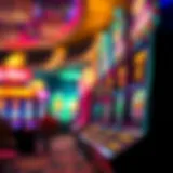 An animated depiction of Hollywood Slots featuring vibrant themes and graphics