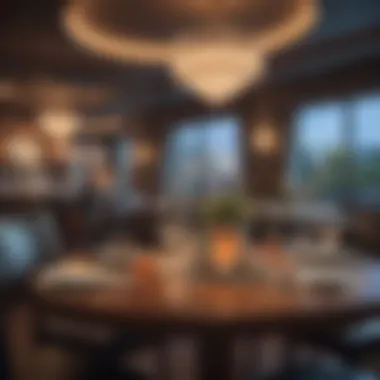 Dining Experience Dining experience at a hotel restaurant