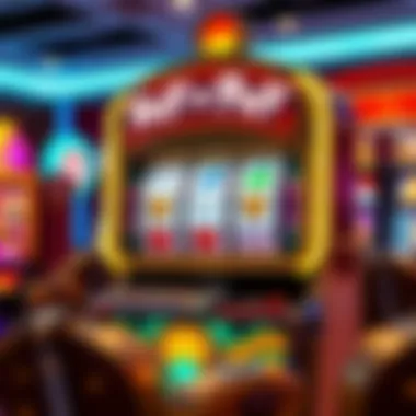 Huff N Puff Slot Machine Design Visual representation of the Huff N Puff slot machine showcasing its colorful graphics and design