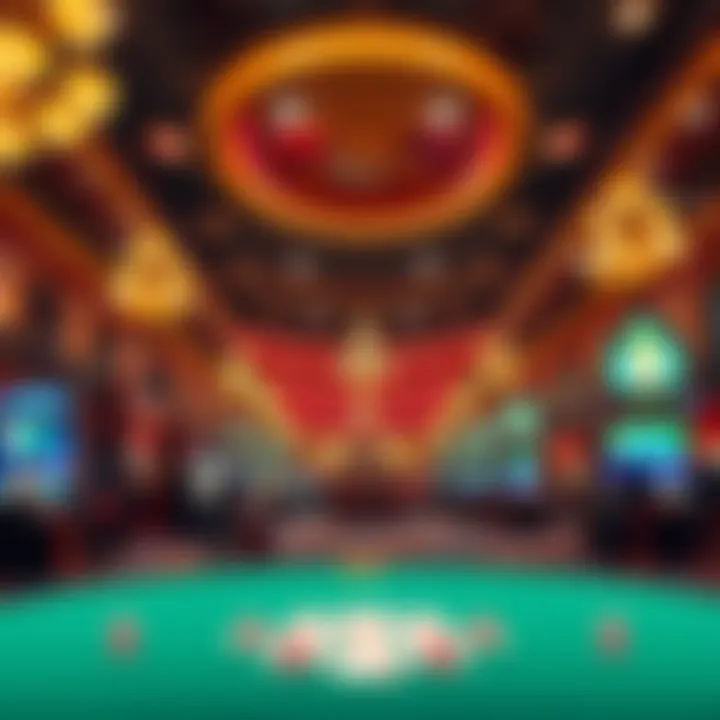 The vibrant interior of the Venetian Casino