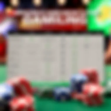 Comparison of Leading Online Gambling Platforms A comparison chart analyzing various leading online gambling platforms and their features