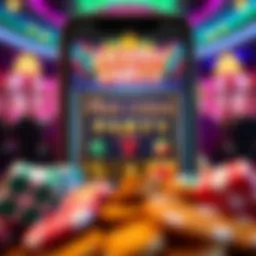 Vibrant display of Jackpot Party Free Coins App interface