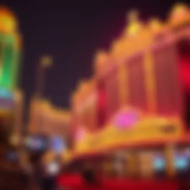 Historical architecture of iconic casino resorts