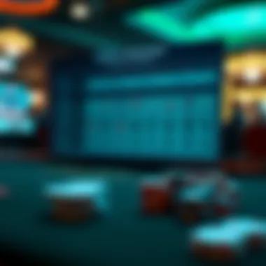 Visual of a strategy chart for blackjack