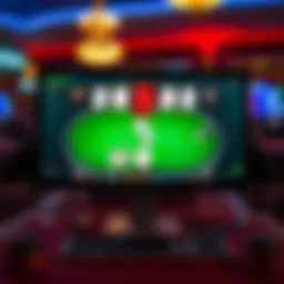 Texas Hold'em game interface on a Mac