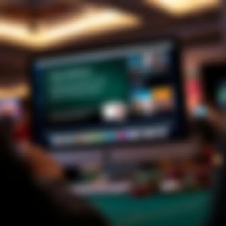 Strategic poker tips displayed on a Mac screen
