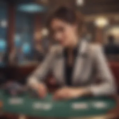 Understanding the Psychology of Blackjack Infographic on psychological factors influencing blackjack decisions