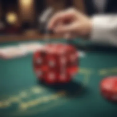 Effective Risk Management in Blackjack Diagram illustrating risk management tactics in blackjack