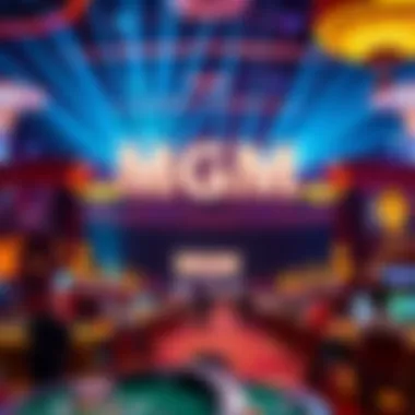 Vibrant entertainment venue within MGM