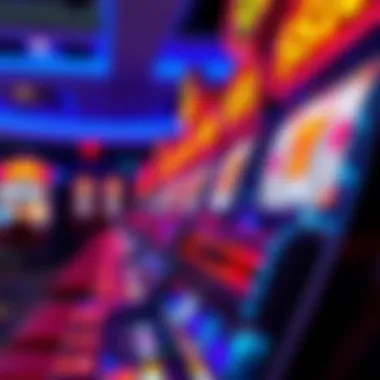 Close-Up of a Million-Dollar Slot Machine Close-up of a million-dollar slot machine display with vibrant lights