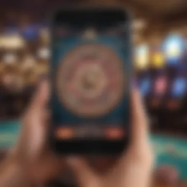 Dynamic interface of the MyChoice Casino app showcasing promo codes