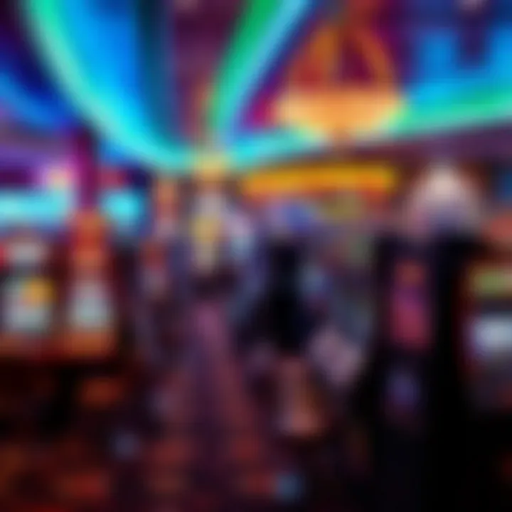 Overview of a busy Atlantic City casino floor filled with slot machines