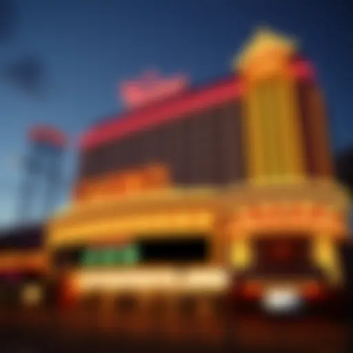 Iconic Las Vegas casino exterior