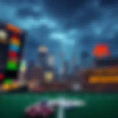 The Heart of Sports Betting in New Jersey New Jersey skyline with sports venues